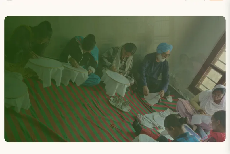 Mera Pind 360 Foundation website